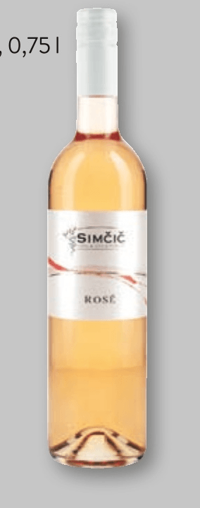 Vino Rose 0,75 l Karol & Igor & Marjan Simčič - Akcija v trgovini Spar
