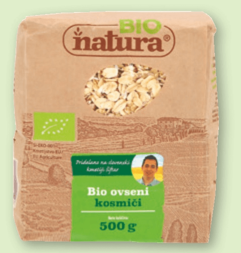 Bio ovseni kosmiči 500 g - Akcija v trgovini Tuš