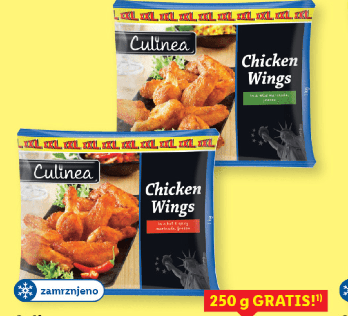 Culinea Piščančje peruti XXL 1 kg - Akcija v trgovini Lidl