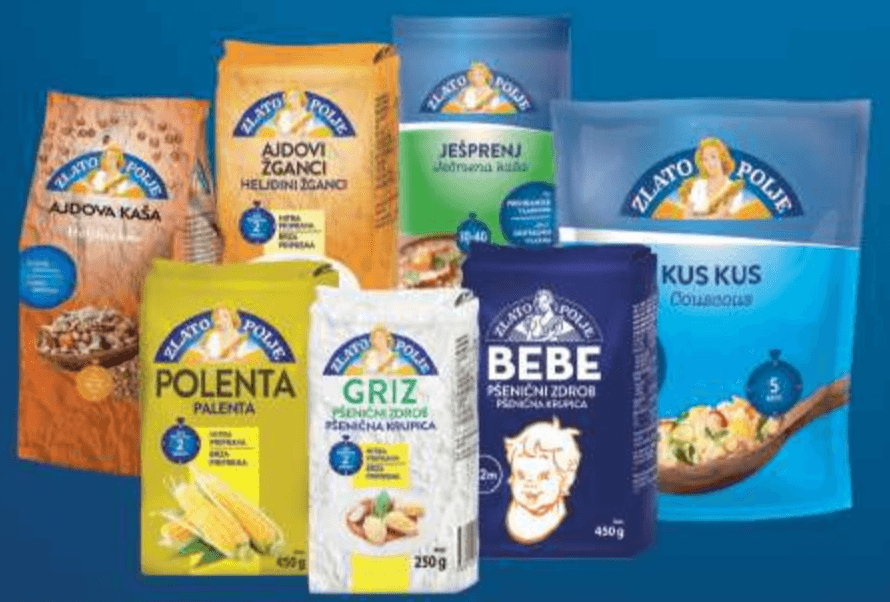 Izbrani mlevski izdelki Zlato polje - Akcija v trgovini Mercator