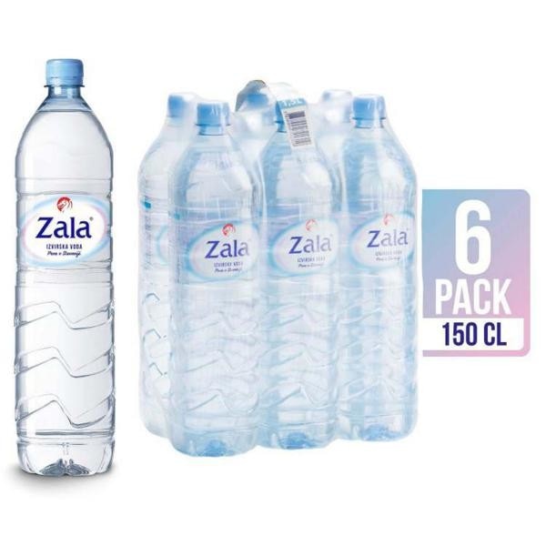 Naravna mineralna voda Zala 6 x 1,5 l - Akcija v trgovini Tuš