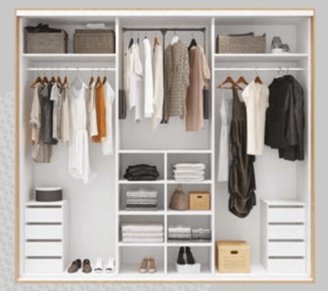 Vgradne omare PREDLOG SESTAVA 2 - Akcija v trgovini Prima