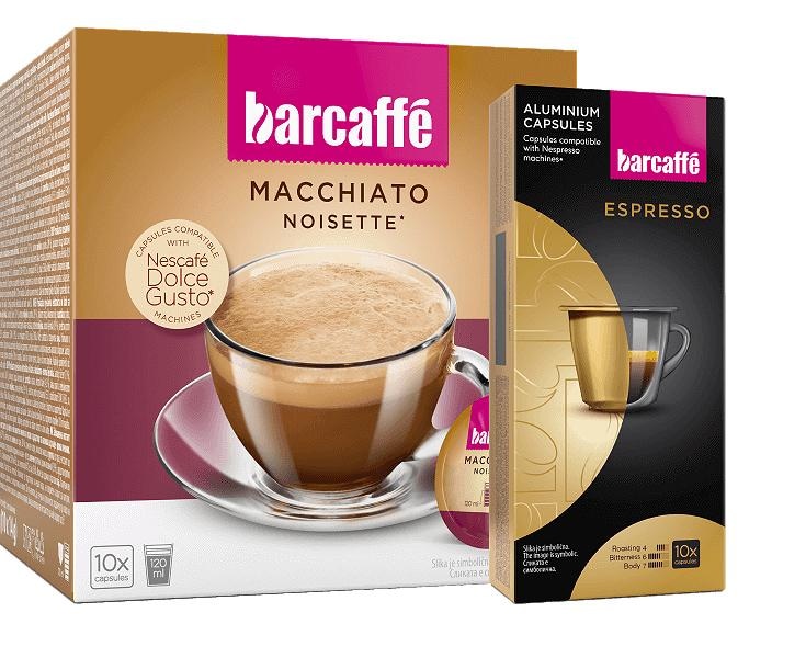 Kapsule za kavo Barcaffé - Akcija v trgovini Mercator