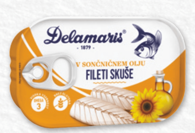 Fileti Skuše 125 g Delamaris - Akcija v trgovini Spar