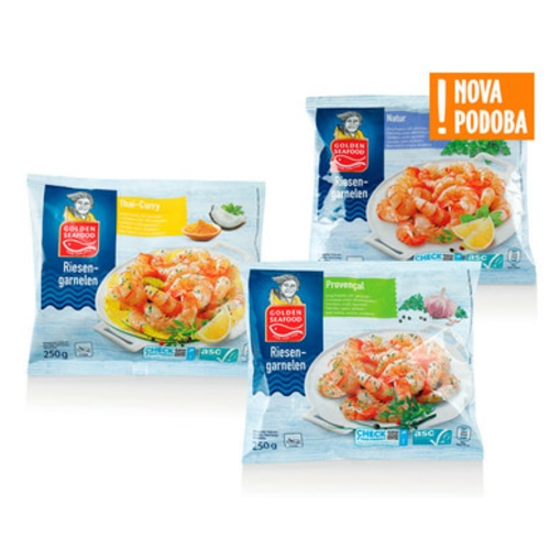 Golden Seafood Kozice 250 g/225 g - Akcija v trgovini Hofer
