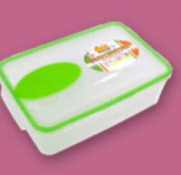 Pravokotna posoda z zelenim pokrovom - Akcija v trgovini Spar