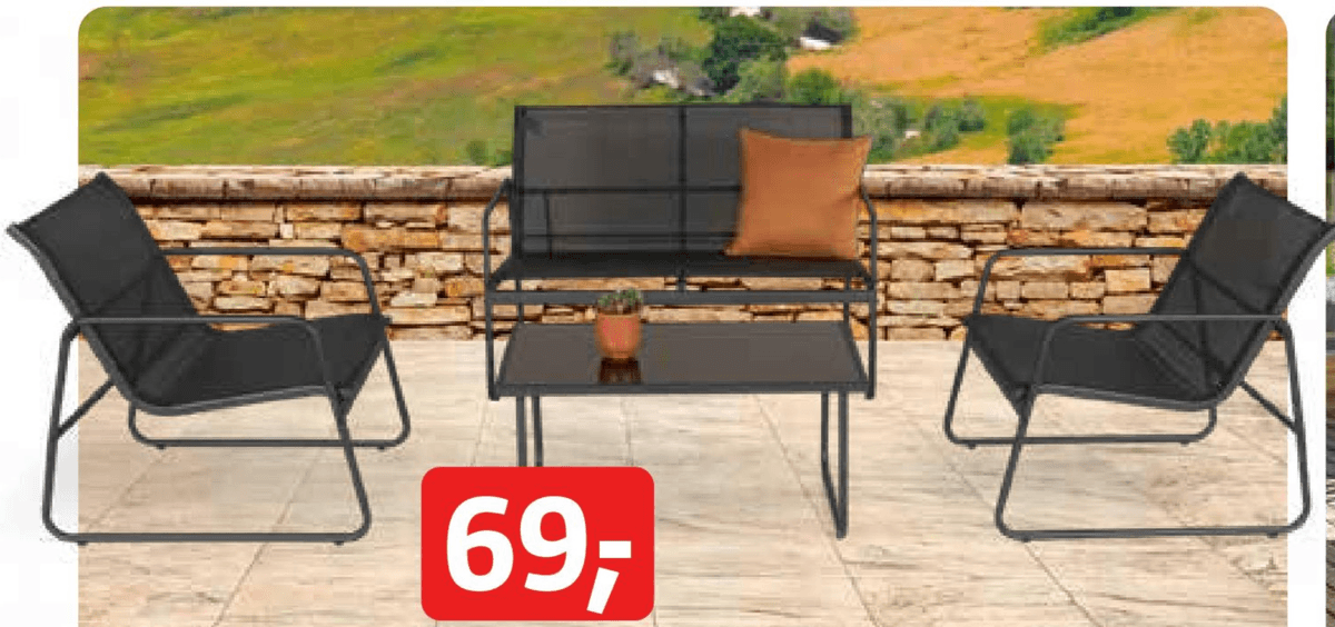 Lounge vrtna garnitura 'Deia' - Akcija v trgovini Bauhaus