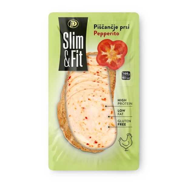 Narezek piščančje prsi Slim & Fit 100 g + 15 g Akcija v trgovini Mercator