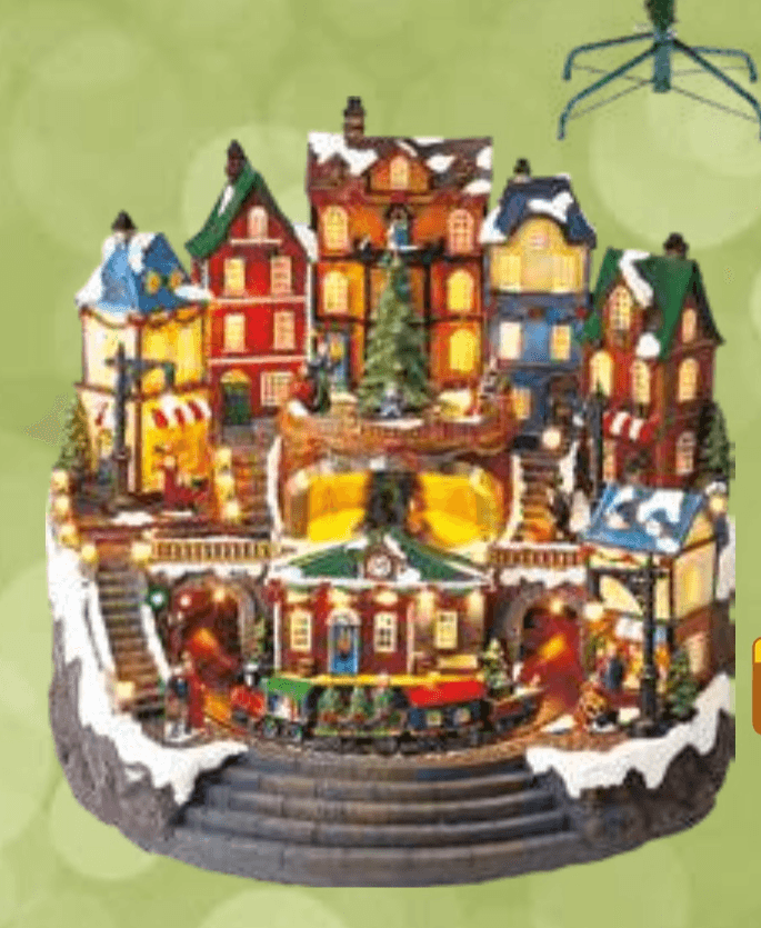 Božična vas z vlakom - Akcija v trgovini E.Leclerc