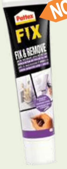 Pattex Fix and Remove 80 g - Akcija v trgovini E.Leclerc