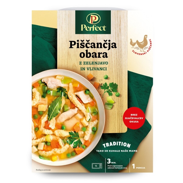 Gotova jed linije Perutnina Ptuj Perfect 330 g - 400 g - Akcija v trgovini E.Leclerc