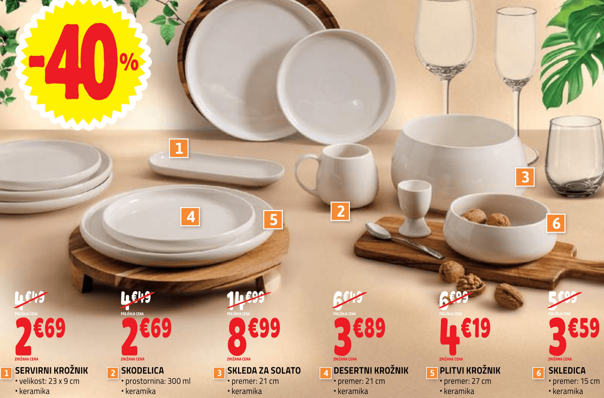 Plitvi krožnik - Akcija v trgovini E.Leclerc