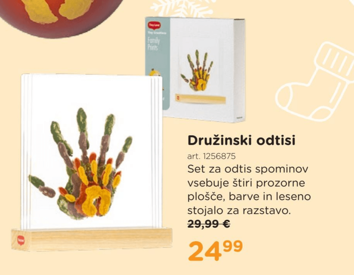 Družinski odtisi - Akcija v trgovini Baby Center