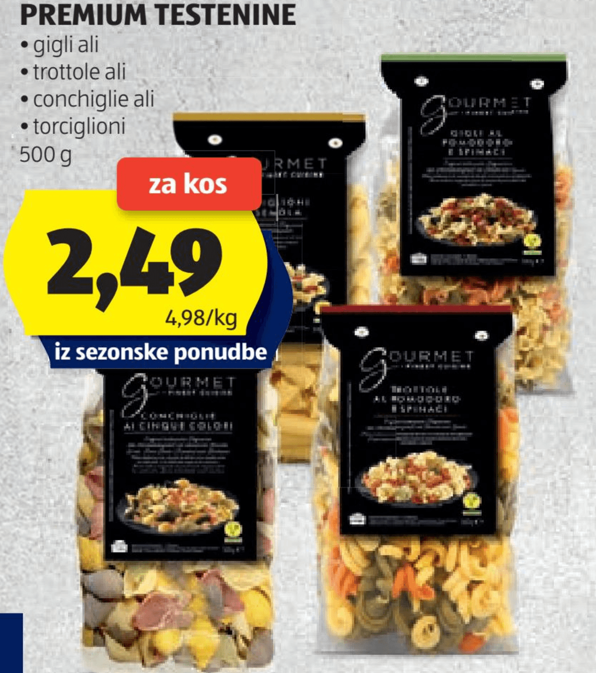 GOURMET FINEST CUISINE PREMIUM TESTENINE 500 g - Akcija v trgovini Hofer