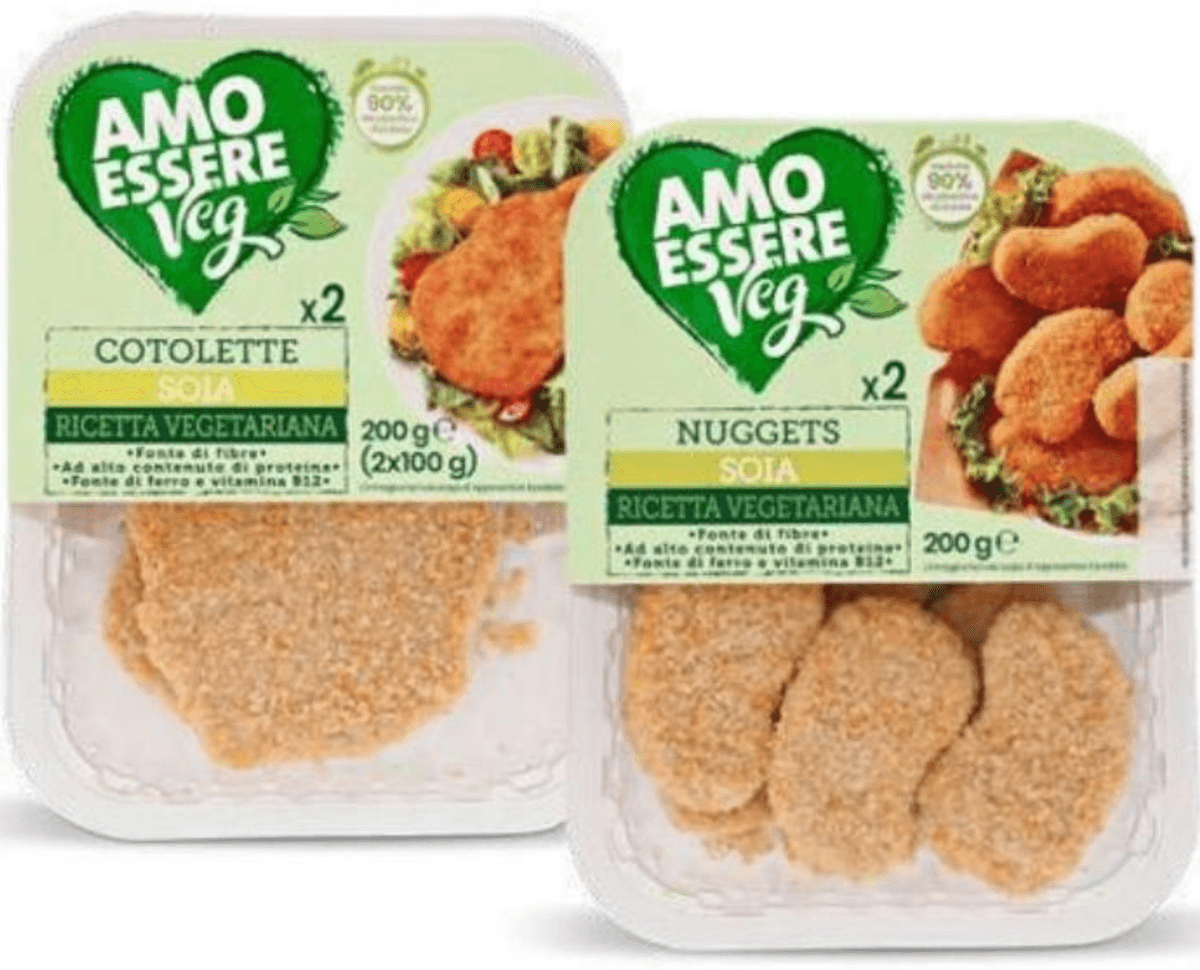 AMO ESSERE Veg Sojini zrezki/medaljoni 200 g - Akcija v trgovini Eurospin