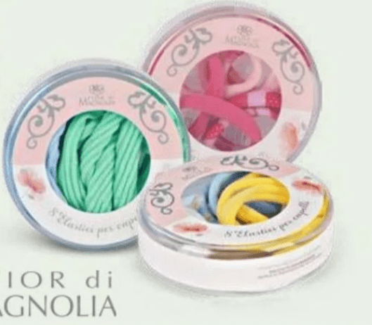 Komplet elastik za lase Fiori di Magnolia - Akcija v trgovini Eurospin