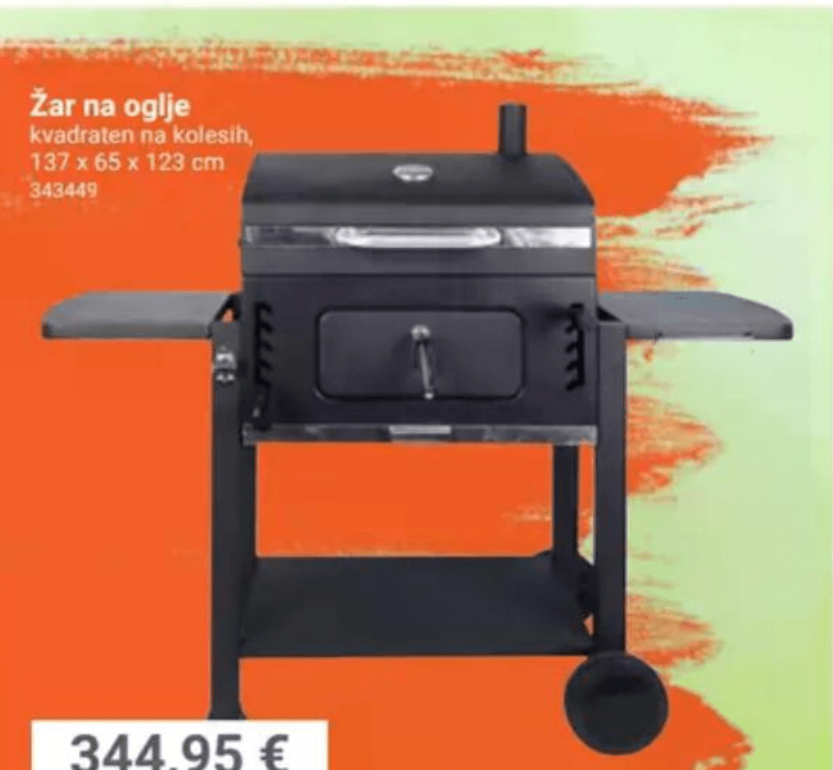 Žar na oglje - Akcija v trgovini Pevex