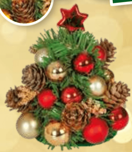 Mini božično drevo - Akcija v trgovini E.Leclerc