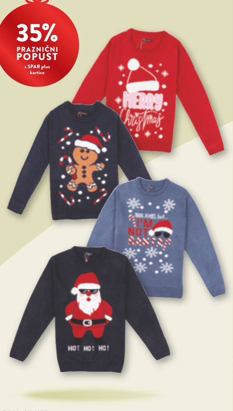 Pulover - Akcija v trgovini Spar