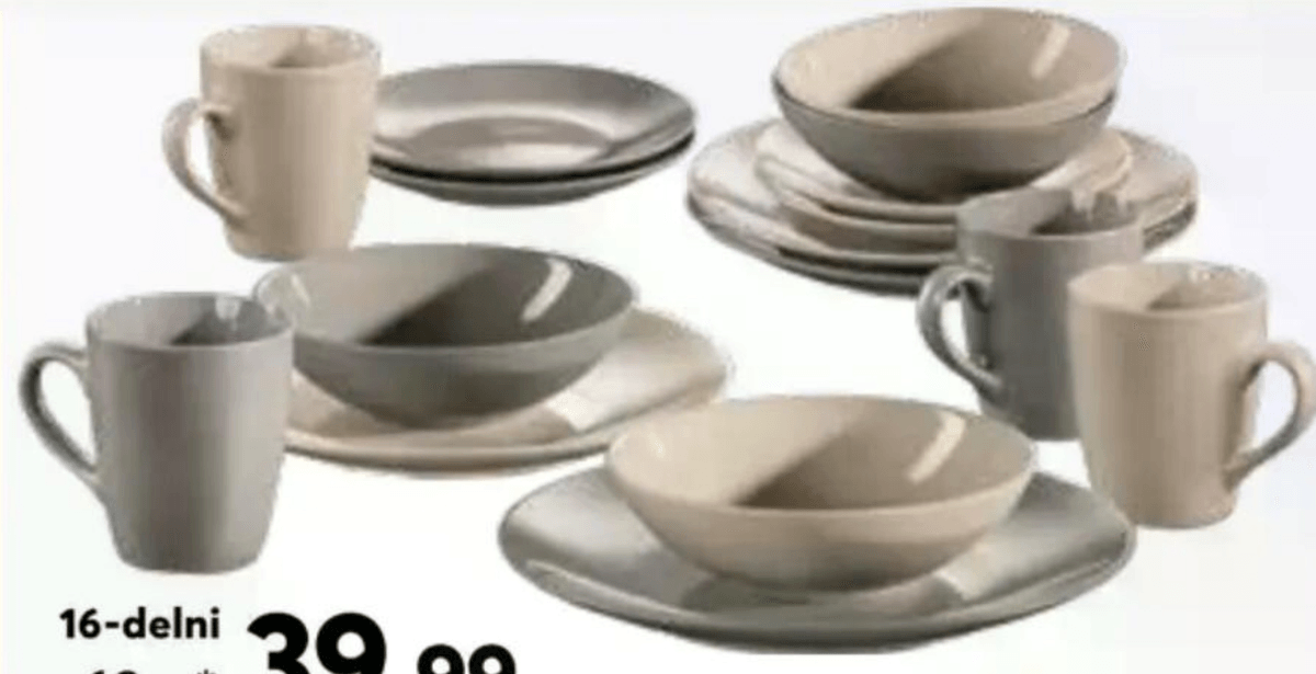 Kombinirani servis 16-delni - Akcija v trgovini Dipo