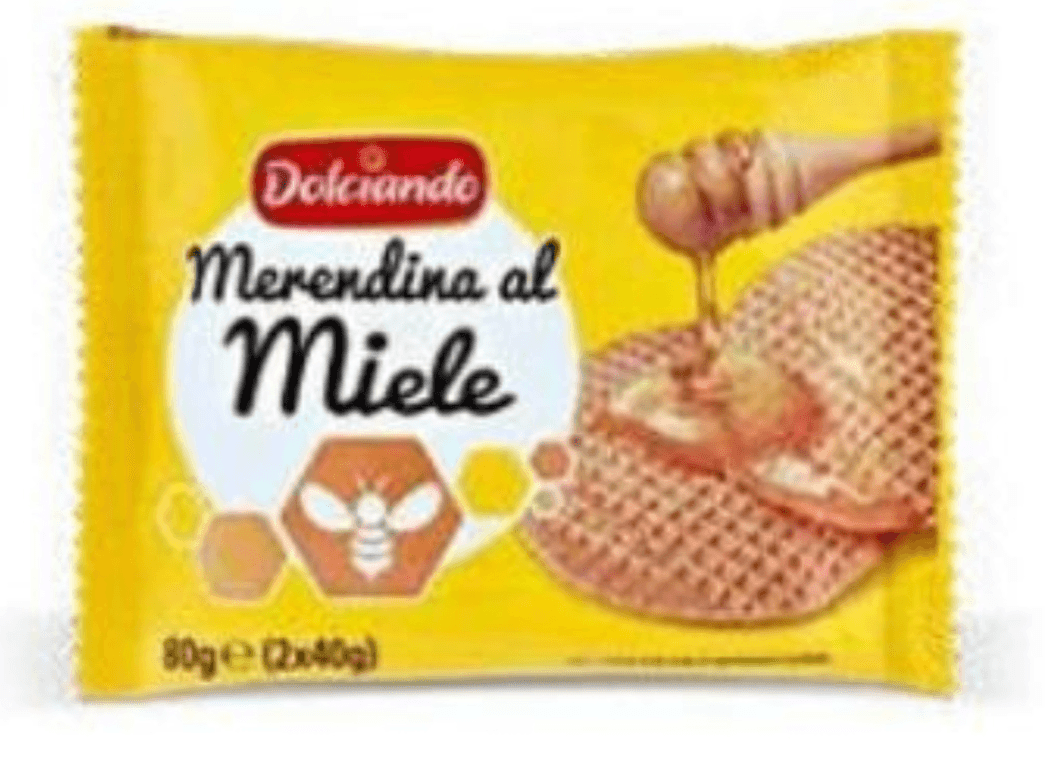Dolciando Vaflji z medom 2 KOSA, 80 g - Akcija v trgovini Eurospin