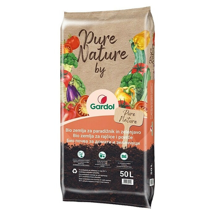 Bio zemlja za paradižnike in zelenjavo 50 l Gardol - Akcija v trgovini Bauhaus