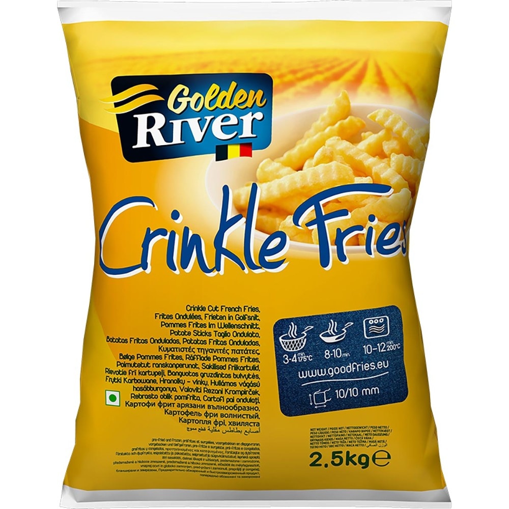 Golden River Crinkle Fries 1 kg Akcija v trgovini Tuš