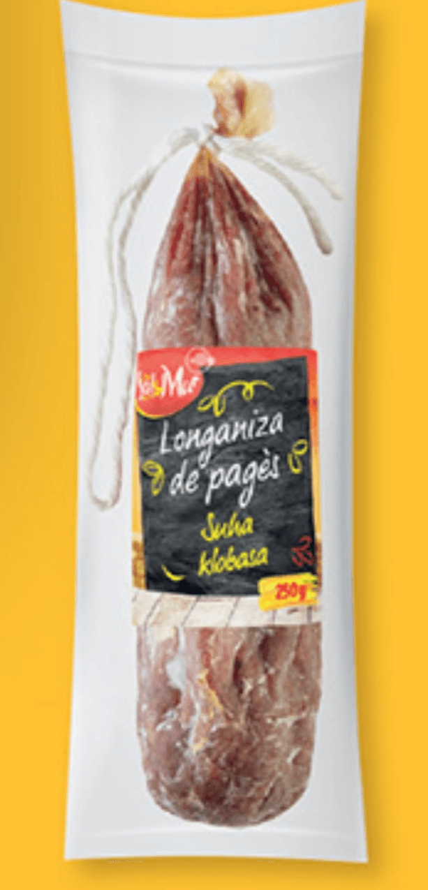 SOL&MAR Suha klobasa „Longaniza de Payés" 250 g - Akcija v trgovini Lidl