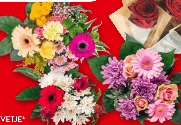 Rezano cvetje - Akcija v trgovini Spar
