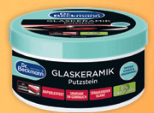 DR. BECKMANN Putzstein sredstvo za čiščenje steklokeramične plošče 250 g - Akcija v trgovini Mueller