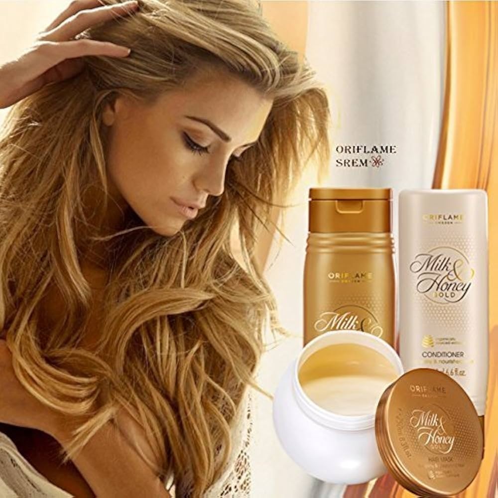 Oriflame Milk & Honey Gold set šampona in balzama - Akcija v trgovini Oriflame
