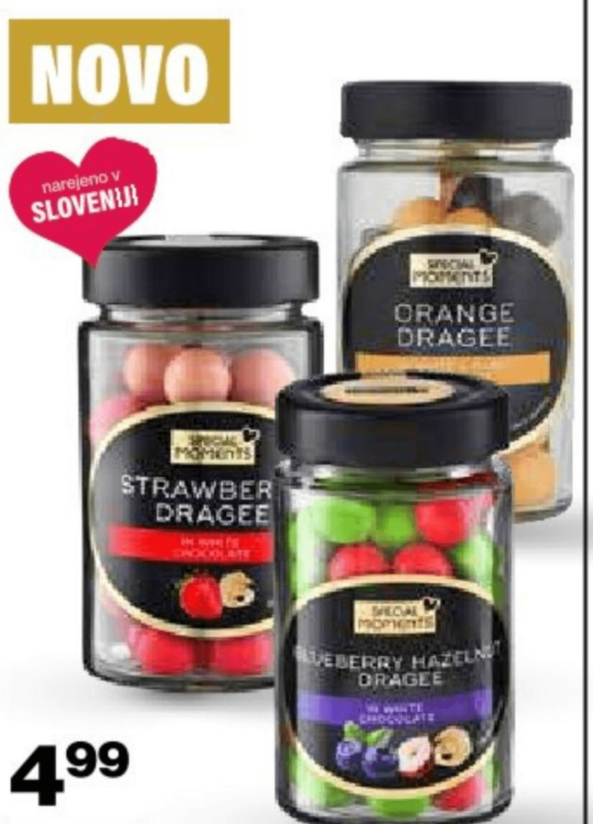 Obliti dražeji Special Moments 125 g - Akcija v trgovini Mercator