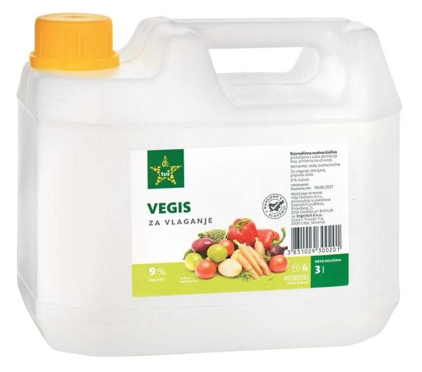 Vegis 3 l - Akcija v trgovini Tuš