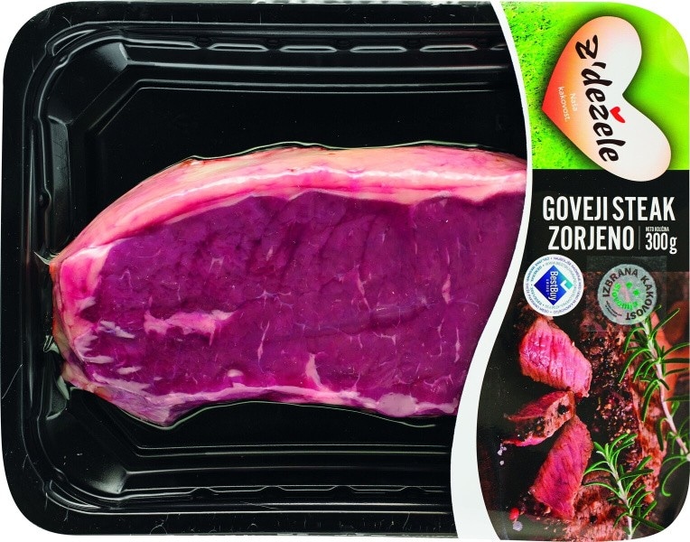 Goveji steak Z'dežele IK 300 g Akcija v trgovini Tuš