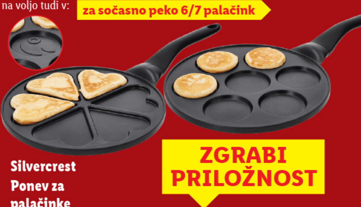 Silvercrest Ponev za palačinke - Akcija v trgovini Lidl