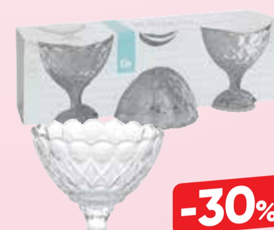 Set kozarcev za sadno kupo 200 ml, 3/1 - Akcija v trgovini Tuš