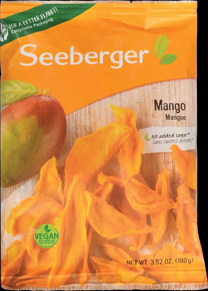 Seeberger sušeni mango v rezinah 100 g Akcija v trgovini Dm