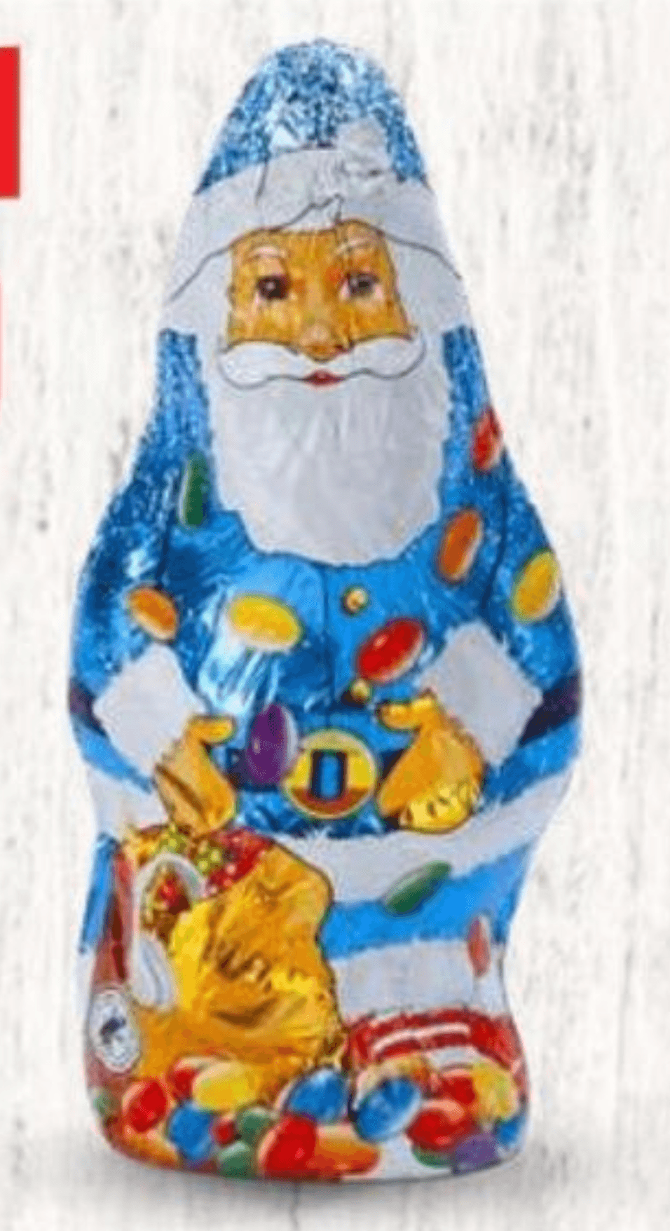 Čokoladni božiček z bonboni 100 g - Akcija v trgovini Eurospin