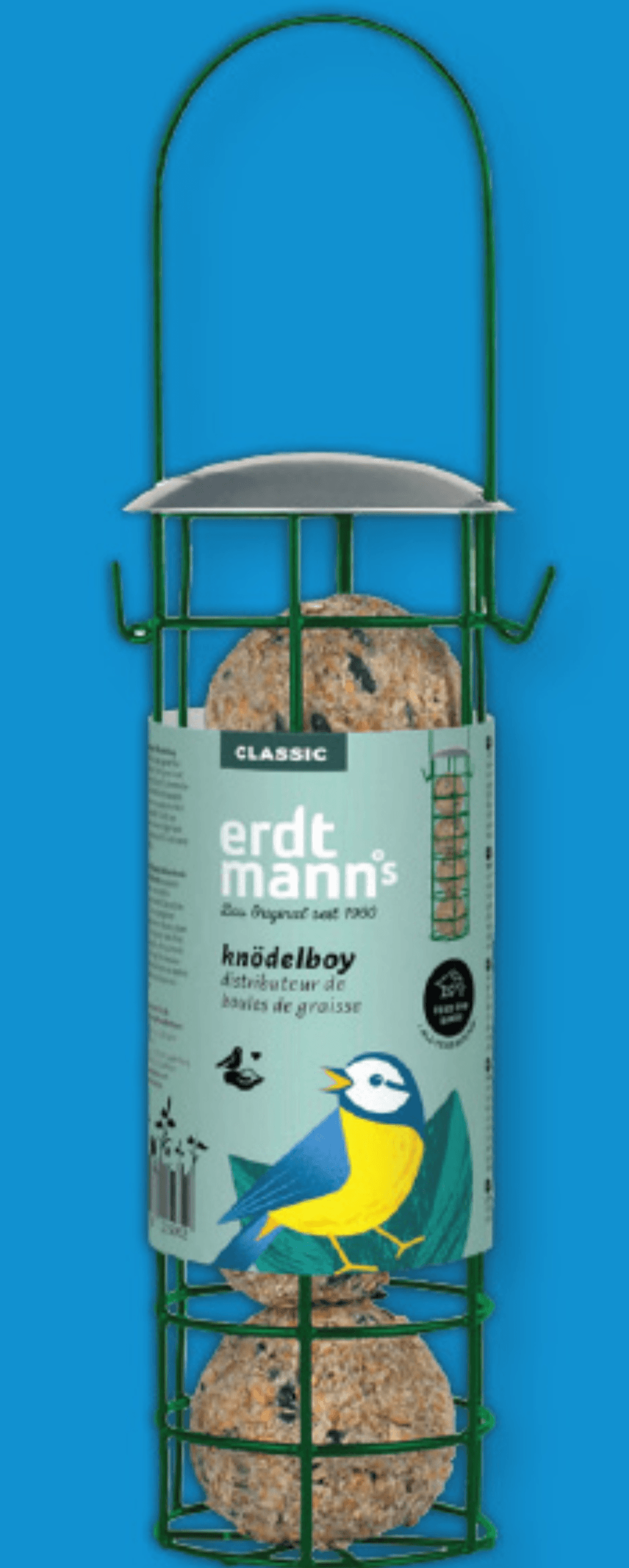 Ptičja krmilnica „Knödelboy“ erdt mann's - Akcija v trgovini Lidl