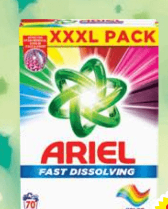 Ariel Detergent za pranje perila 3,85 kg ali do 70 pranj - Akcija u trgovini E.Leclerc