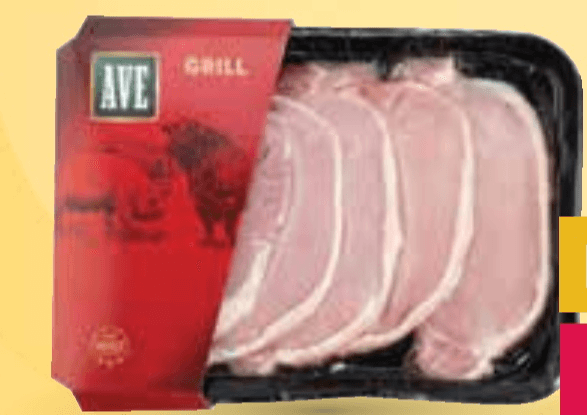 Svinjski kare brez kosti zrezki Ave 500 g - Akcija v trgovini Mercator