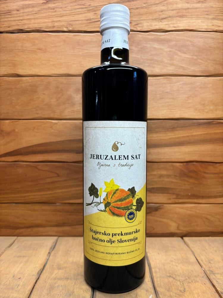 Štajersko prekmursko bučno olje 0,75 l Jeruzalem Sat - Akcija v trgovini E.Leclerc