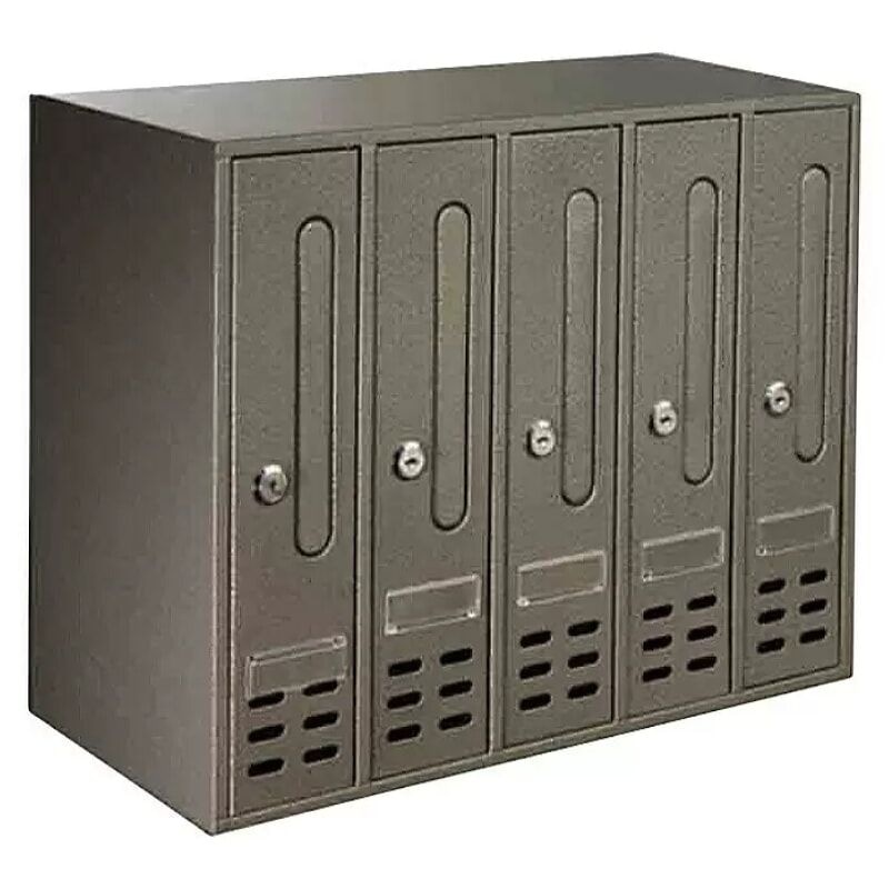 Poštni nabiralniki v nizu 5 enot - Akcija v trgovini Bauhaus