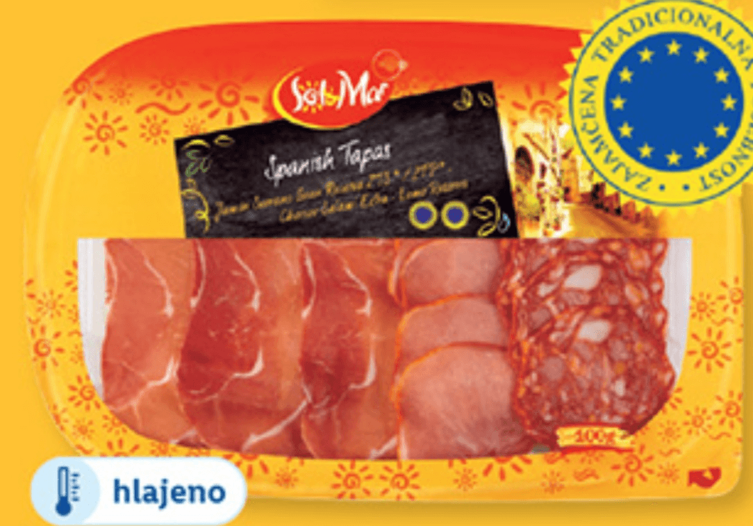 SOL&MAR „Tapas" narezek 100 g - Akcija v trgovini Lidl