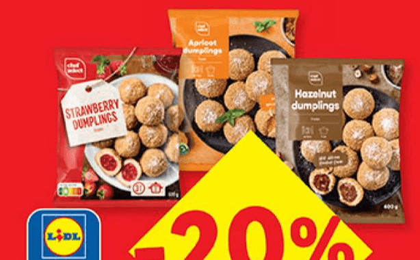Izbrani cmoki Akcija v trgovini Lidl