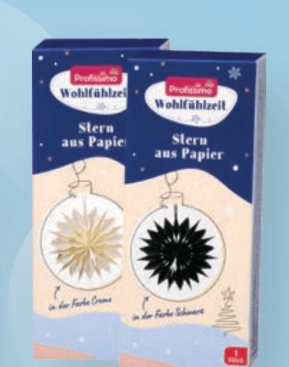 Profissimo Wohlfühlzeit zvezda iz papirja 1 kos - Akcija v trgovini Dm
