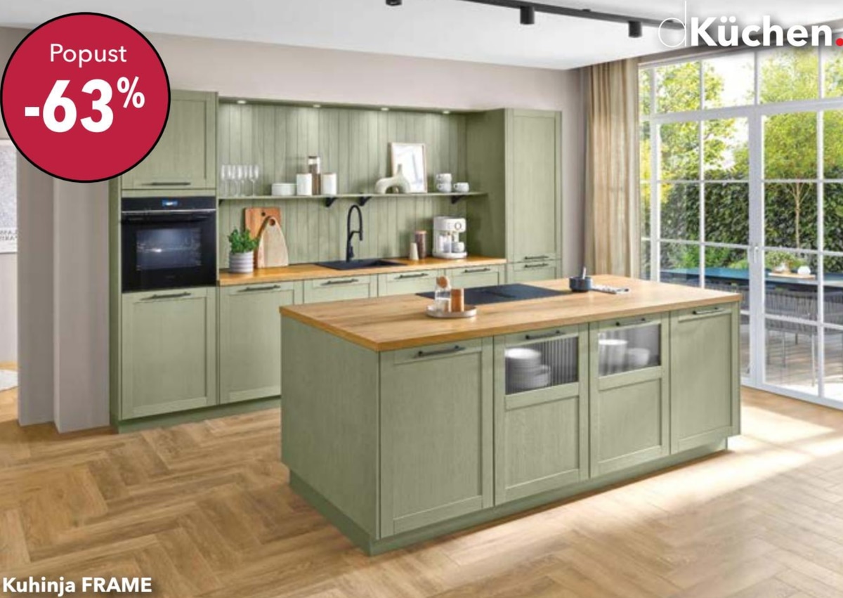Kuhinja FRAME Küchen - Akcija v trgovini Harvey Norman