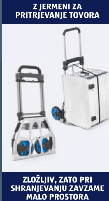 Workzone Zložljiv transportni voziček - Akcija v trgovini Hofer