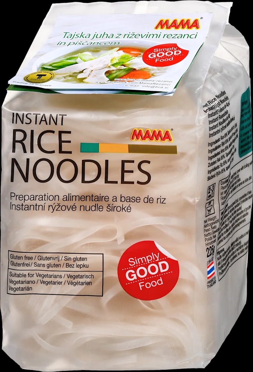 Mama Instant riževi rezanci 225 g - Akcija v trgovini Spar