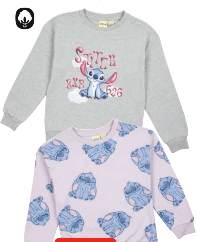 Disney Stitch Otroški licenčni pulover - Akcija v trgovini Hofer